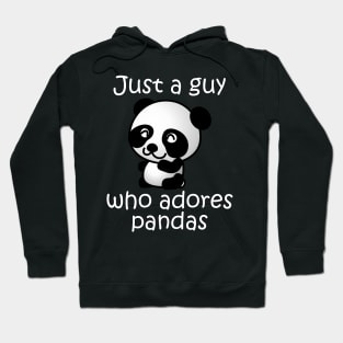 Awesome Adorable Panda Cute Teens Boy Men Gift Hoodie